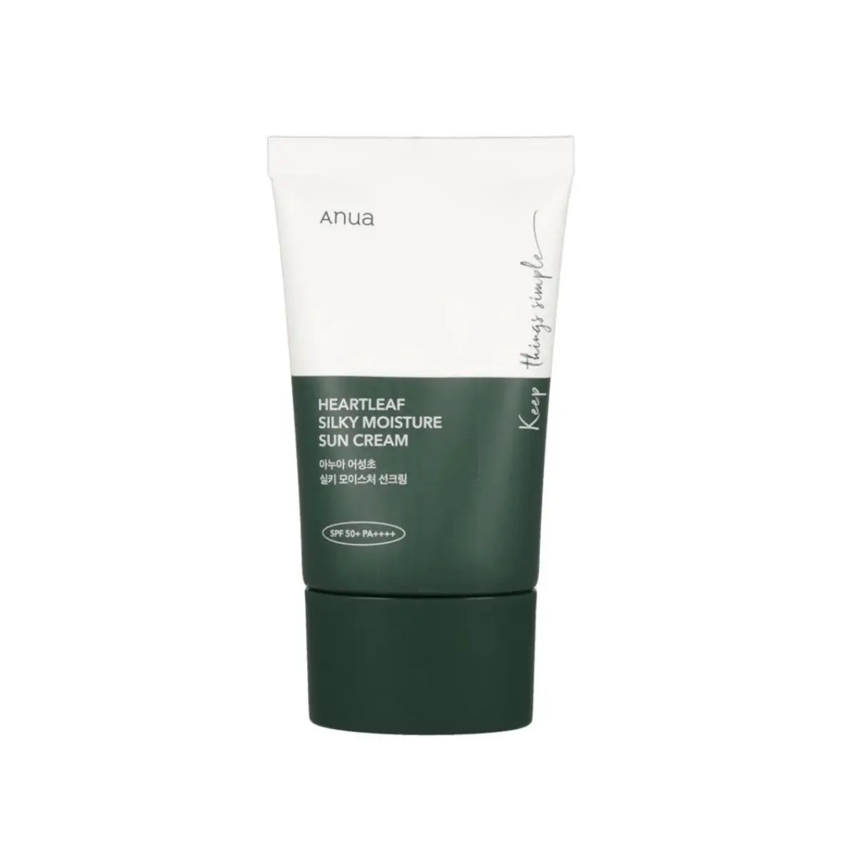 img_3037 Anua - Heartleaf Silky Moisture Sun Cream - Crème solaire – Image 1