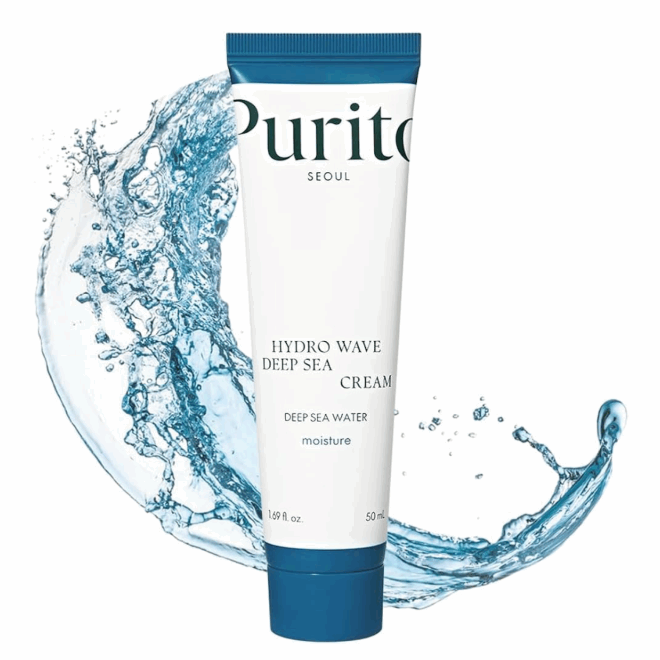 Purito SEOUL - Hydro Wave Deep Sea Cream - Crème hydratante de mer