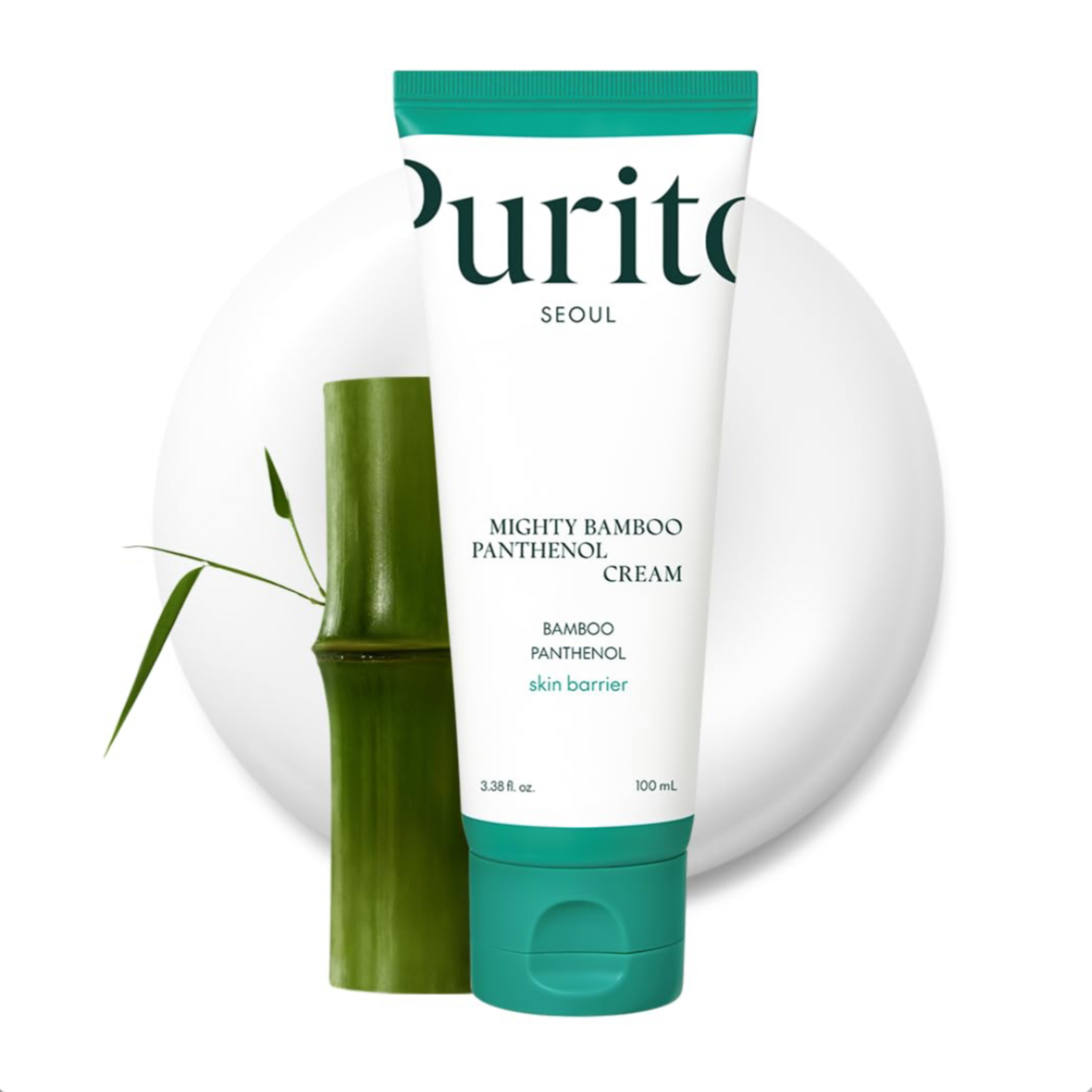 Purito SEOUL - Mighty Bamboo Panthenol Cream - Crème réparatrice au bambou et panthénol