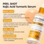Dr.Melaxin - Peel Shot Exfoliating Kojic Acid Turmeric Serum - Sérum exfoliant éclat 80 ml – Image 3