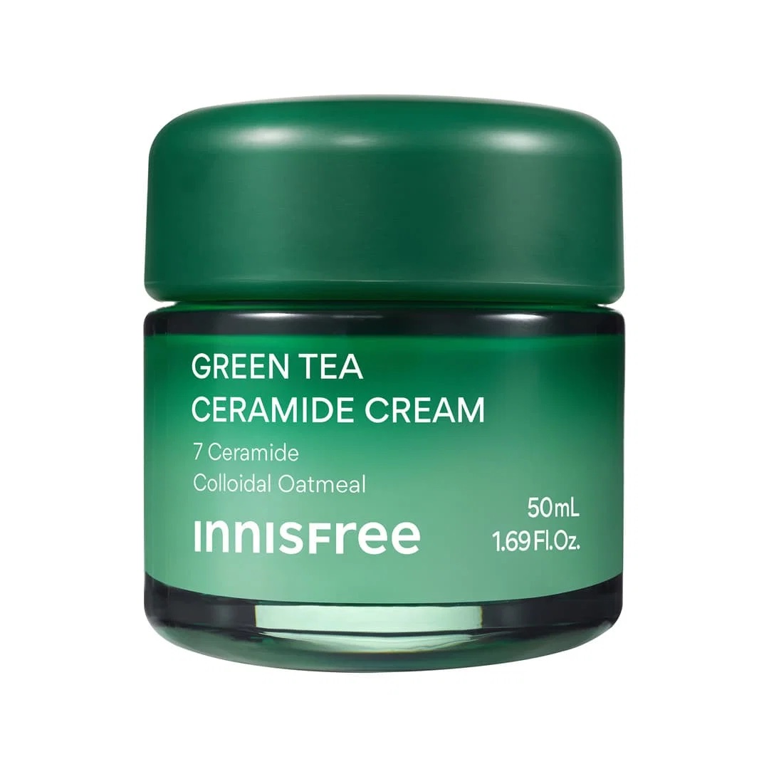img_3202 INNISFREE GREEN TEA CERAMIDE CREAM 50ML – Image 1