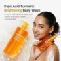 MEDICUBE KOJIC ACID TURMERIC VITA BRIGHTENING BODY WASH 400ML – Image 5