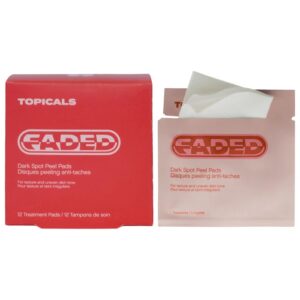 TOPICALS Faded Dark Spot Peel Pads Exfoliating Peel Pads 12 individual pads