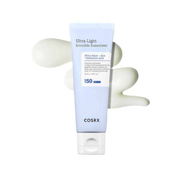 img_3509 COSRX ULTRA-LIGHT INVISIBLE SUNSCREEN SPF50 PA++++ 50ML – Image 1