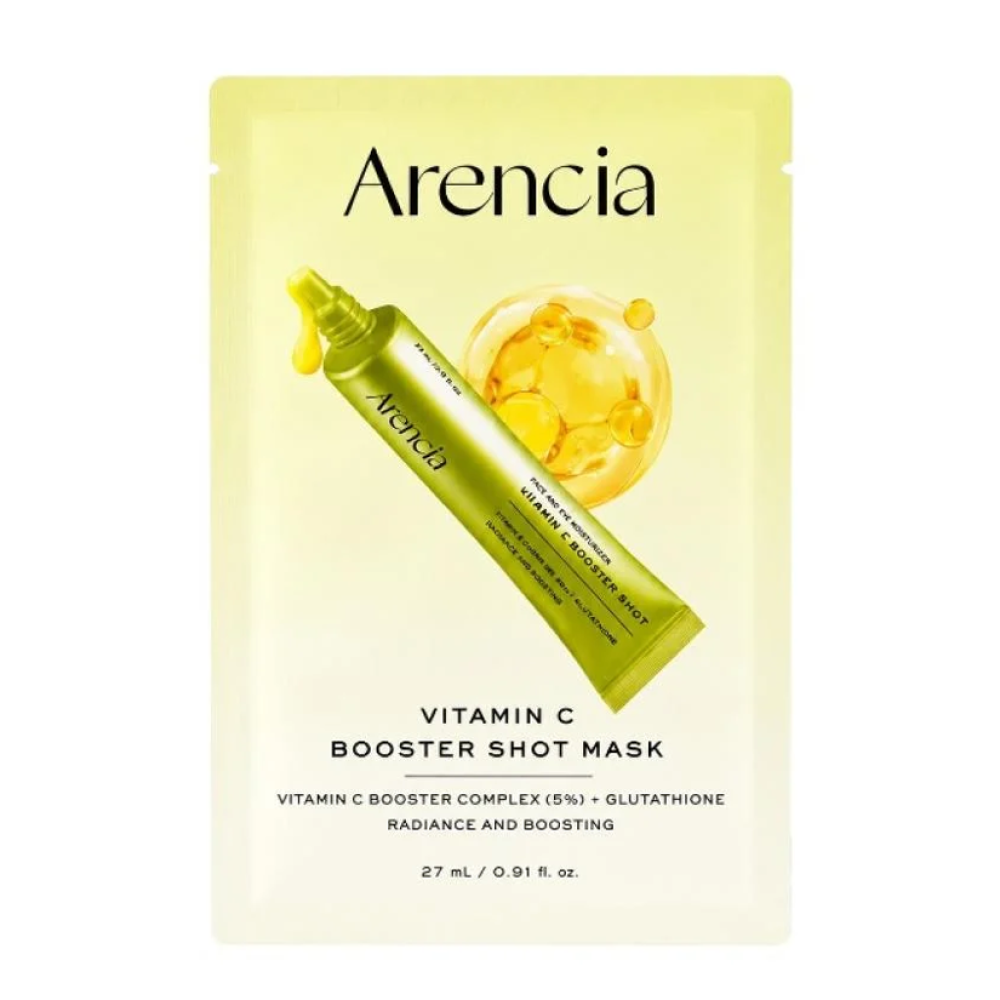 img_5709 Arencia - Vitamin C Booster Shot Mask - Masque en tissu éclaircissant – Image 1