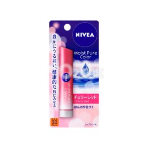 Nivea Japan - Moist Pure Color Lip Balm SPF
20 PA++ - Baume à lèvres cherry red